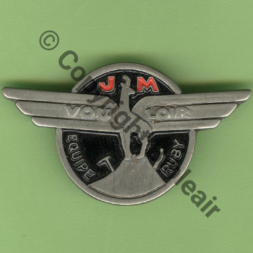 CENTRE ECOLE JEUNESSE et MONTAGNE de MONTROC Eqp RUBY (SLT)  REFRAPPE NOIR  A.AUGIS ST.BARTH LYON 3Li Granuleux Alu peint 50ex Griffes et butees Src.Y.GENTY 25Eur11.09 